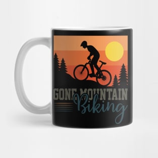 Gone Mountain Biking / cycling Mug